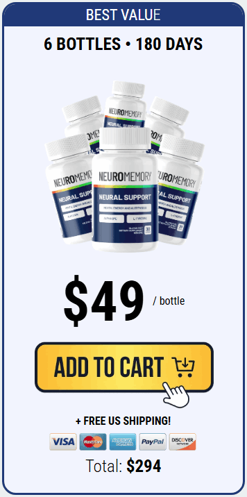 Order Neuro Memory 6 Bottles